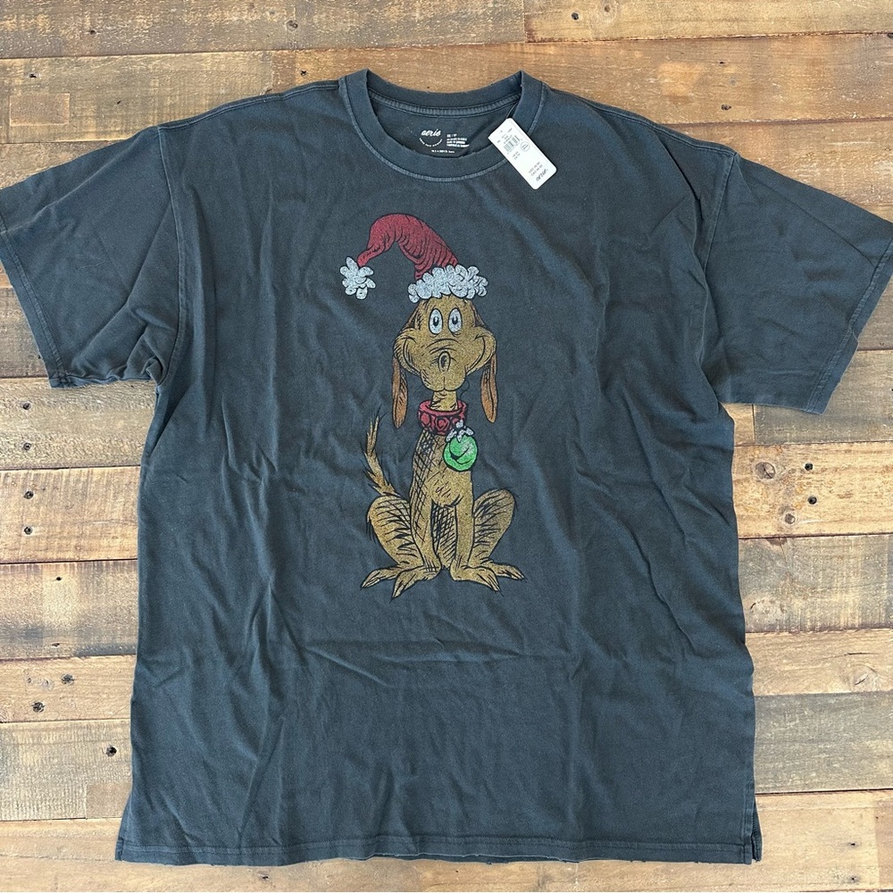⭐️NWT Aerie Dr Seuss Sleep Happens Oversized Tee